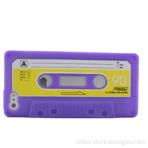 Vintage Tape Style Silica Gel Protective Cases for iPhone 5, Various Colors Available